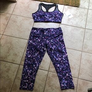 Fabletics bra and Capri pants